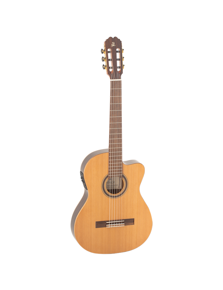 GUITARRA CLÁSICA ADMIRA VIRTUOSO ELECTRIFICADA FISHMAN CUERPO ESTRECHO CUTAWAY SERIE CONSERVATORIO