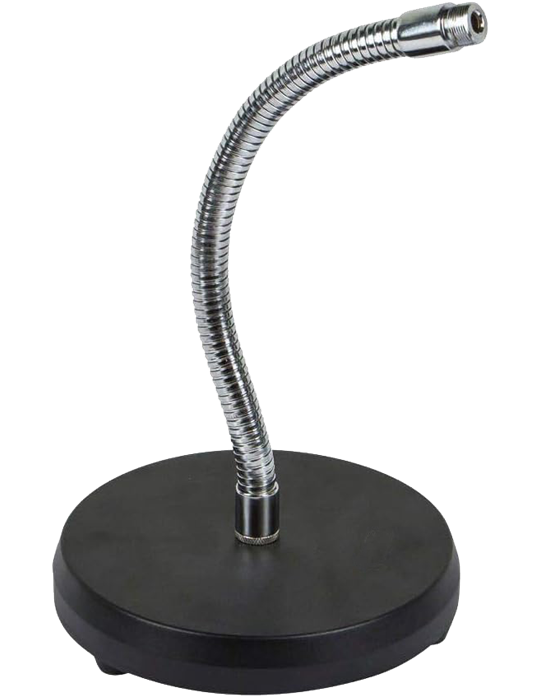 SOPORTE MICRÓFONO MS032 DE SOBREMESA CON CUELLO FLEXIBLE