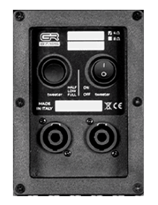 CABINA CARBONO PASIVA AT212SLIM BAJO 700W
