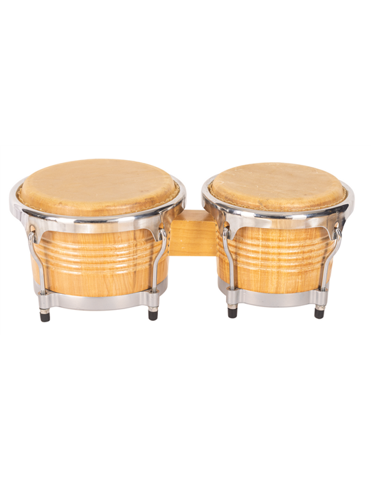 BONGO JINBAO CON PARCHES DE PIEL DE 7,5" x 8,5"