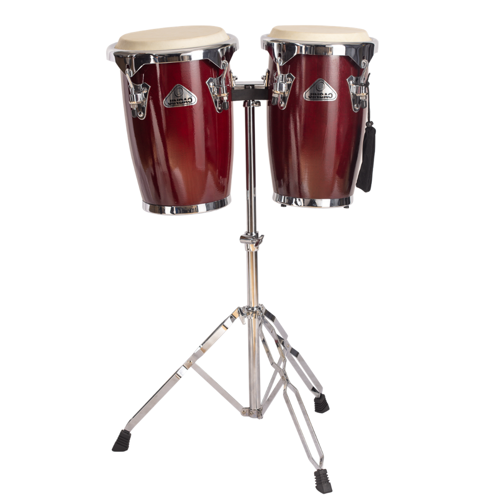 CONGAS JINBAO 8" + 9" ACABADO ROJO