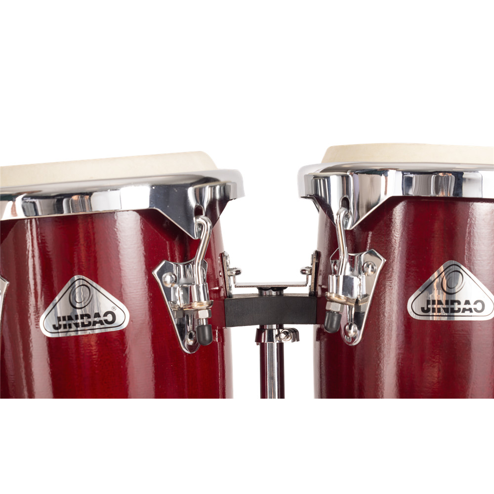 CONGAS JINBAO 8" + 9" ACABADO ROJO