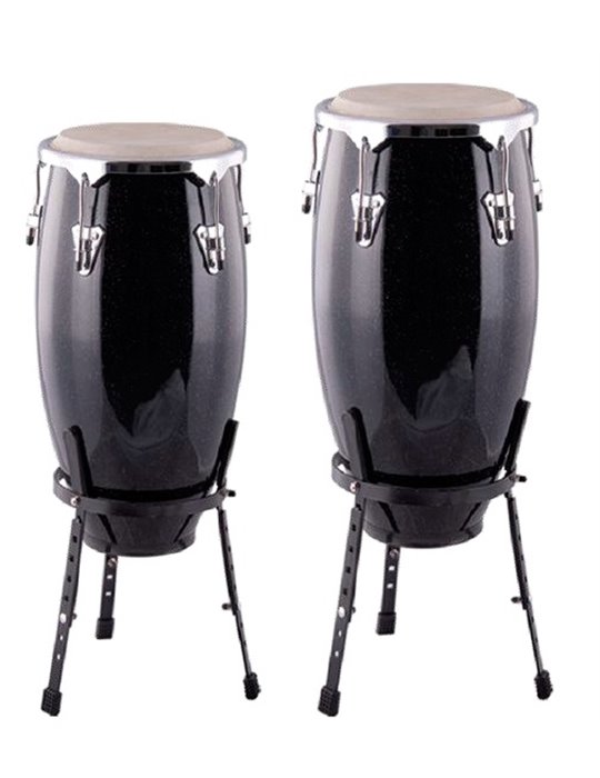 CONGAS JINBAO JBSH3BK NEGRAS 11 3/4" + 12 1/2"