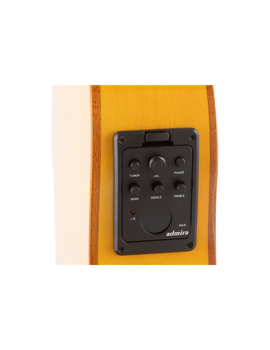 GUITARRA CLÁSICA ADMIRA TRIANA SERIE FLAMENCO ELECTRIFICADA CON EQ-6