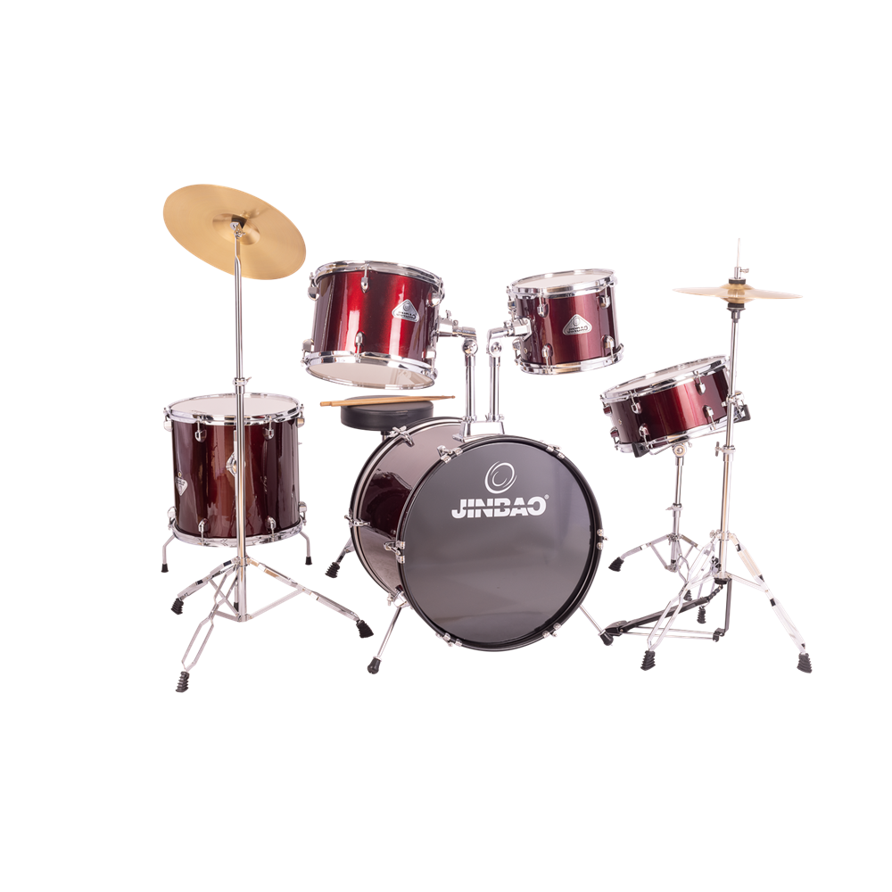 BATERÍA JINBAO PO605 STAGE 20 JAZZ ROJA