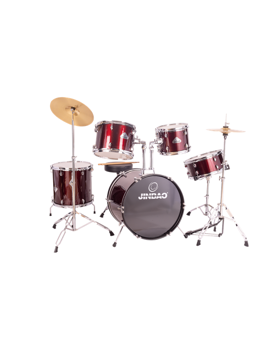BATERÍA JINBAO PO605 STAGE 20 JAZZ ROJA