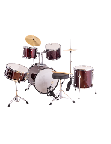 BATERÍA JINBAO PO605 STAGE 20 JAZZ ROJA 2