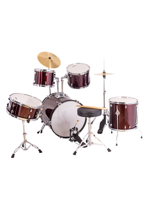 BATERÍA JINBAO PO605 STAGE 20 JAZZ ROJA