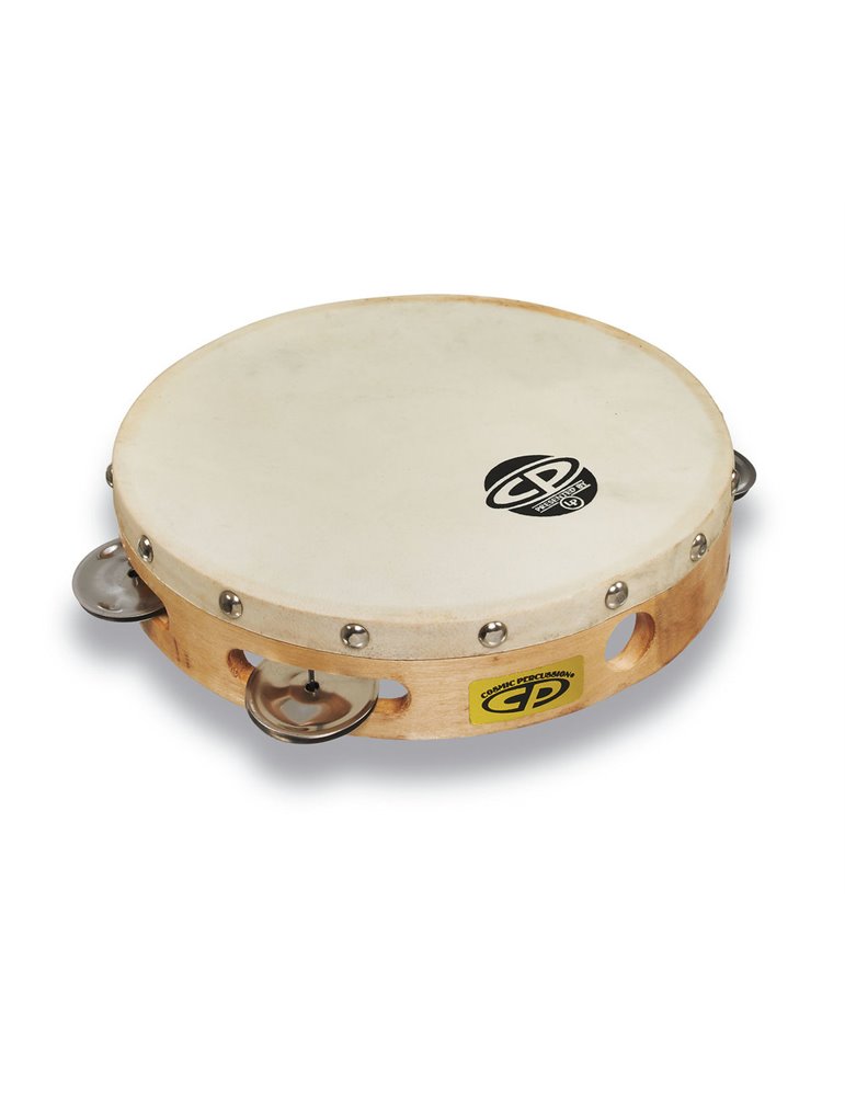 Panderetas CP  Madera8", una fila