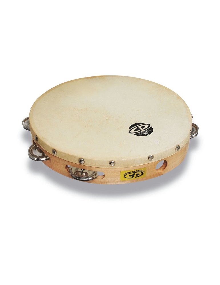 Panderetas CP  Madera10", una fila
