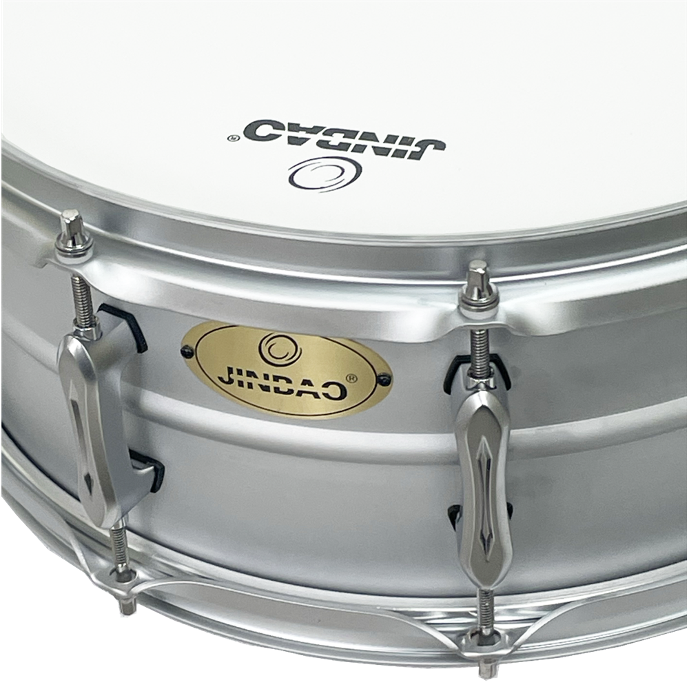 CAJA JINBAO 14" x 5.5" DE ACERO NIQUELADO PERLA