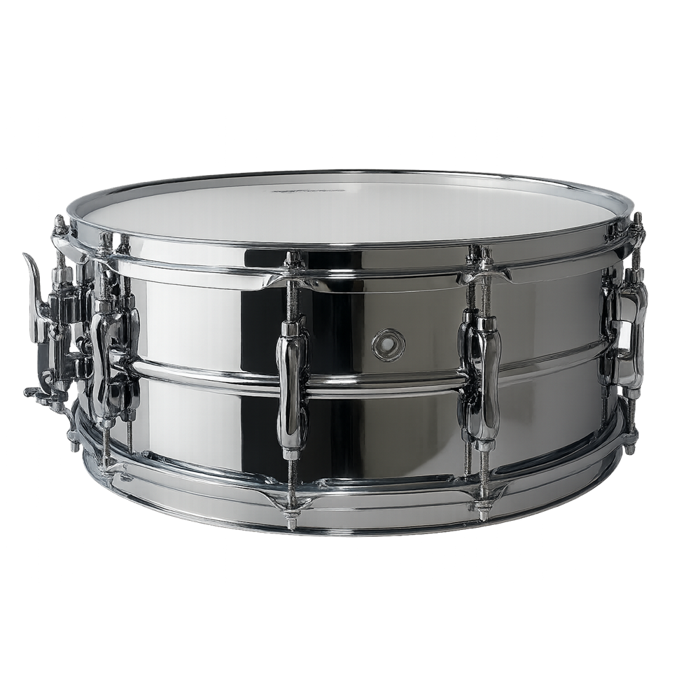 CAJA JINBAO 14" x 5.5" DE ACERO CROMADO