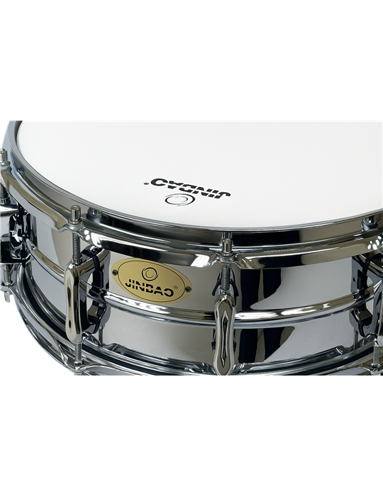 CAJA JINBAO 14" x 5.5" DE ACERO CROMADO