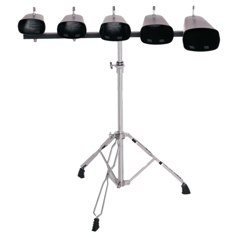 JUEGO DE 5 CENCERROS JINBAO METAL CON SOPORTE