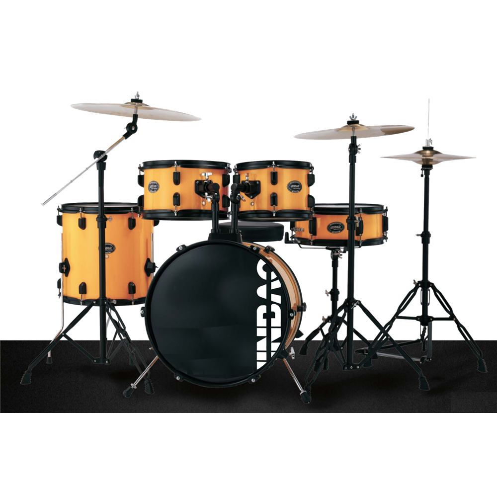 BATERÍA JINBAO BOMBO DE 18" AMARILLO