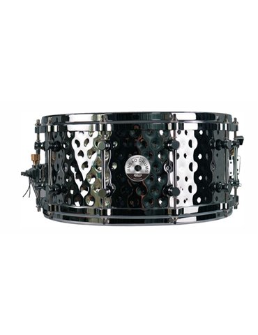 CAJA JINBAO 14" x 6.5" CROMADO MARTILLEADO