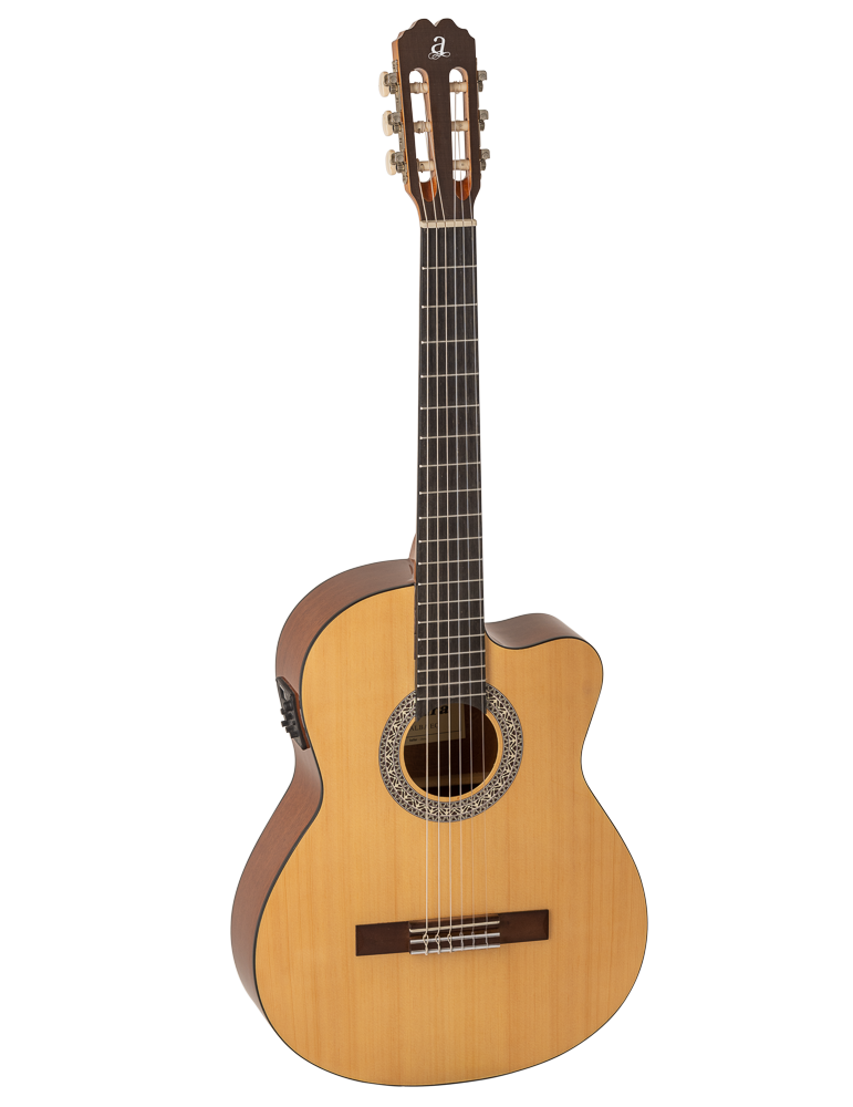GUITARRA CLÁSICA ADMIRA ALBA 4/4 ELECTRIFICADA CON CUTAWAY SERIE INICIACIÓN BRILLO
