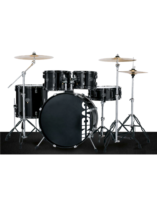 BATERÍA JINBAO BOMBO DE 20" NEGRO METALIZADO