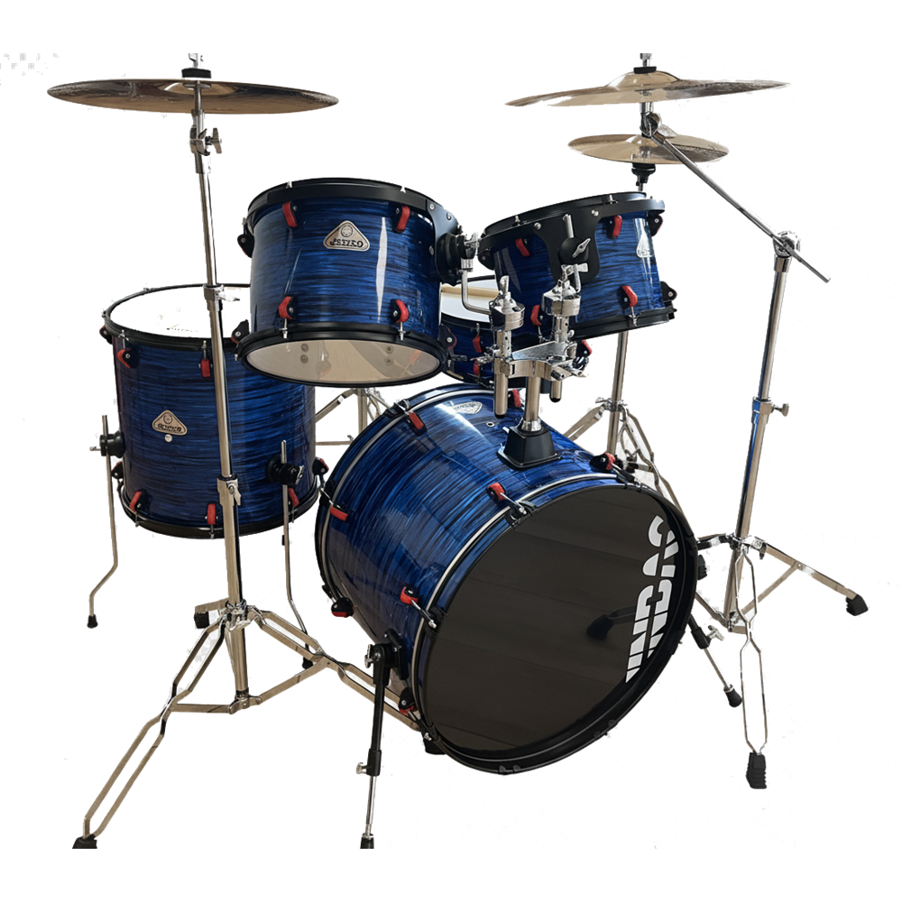 BATERÍA JINBAO BOMBO 22" AZUL