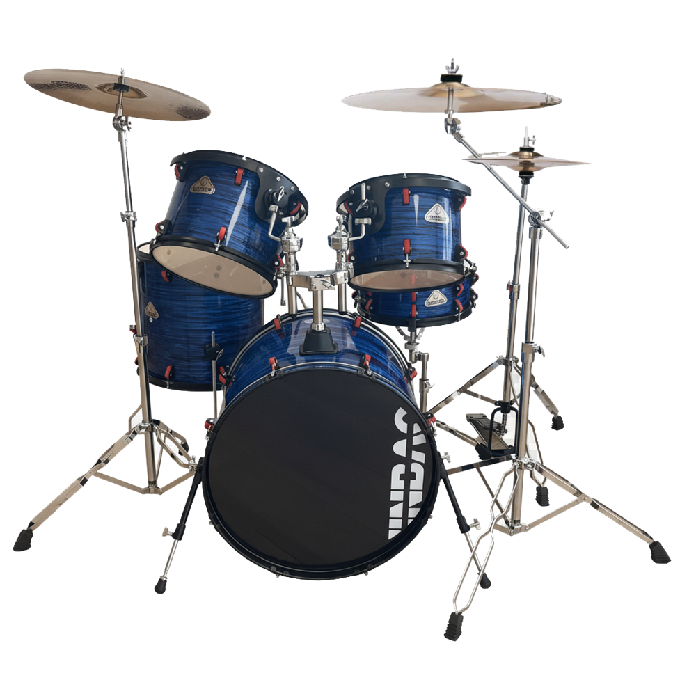 BATERÍA JINBAO BOMBO 22" AZUL