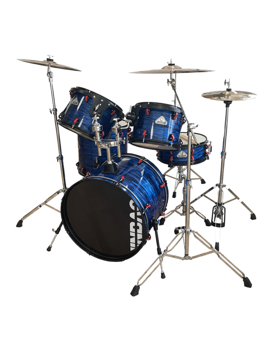 BATERÍA JINBAO BOMBO 22" AZUL