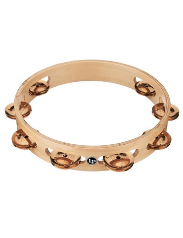 Panderetas Pro 10in Single Row TambourinBronce