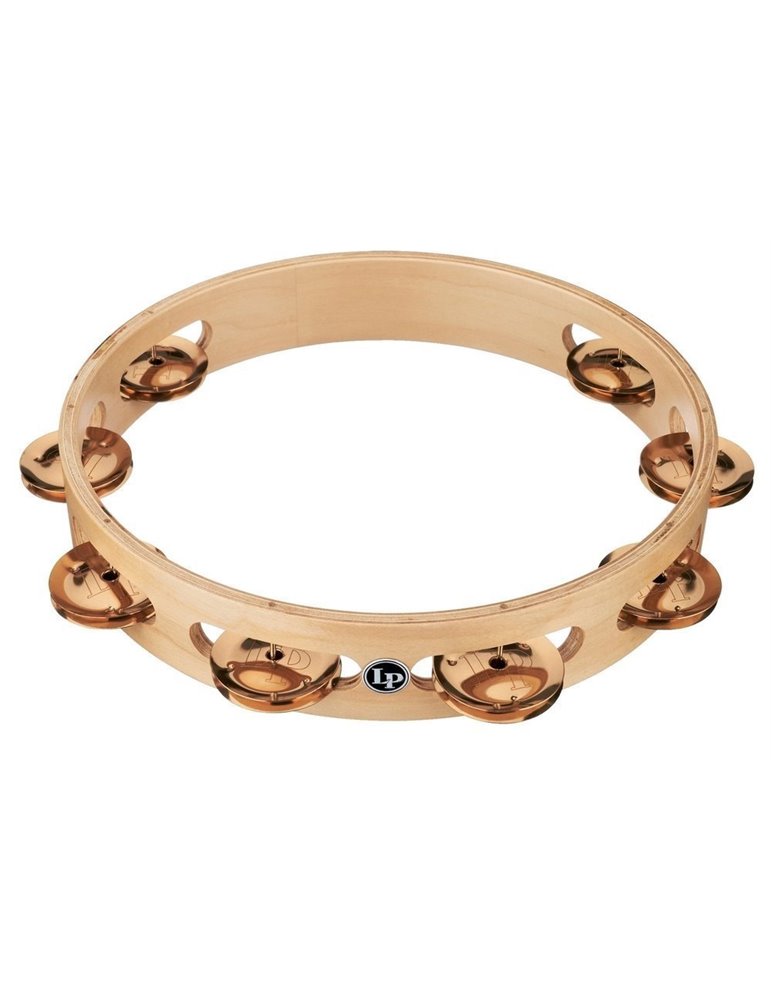 Panderetas Pro 10in Single Row TambourinBronce