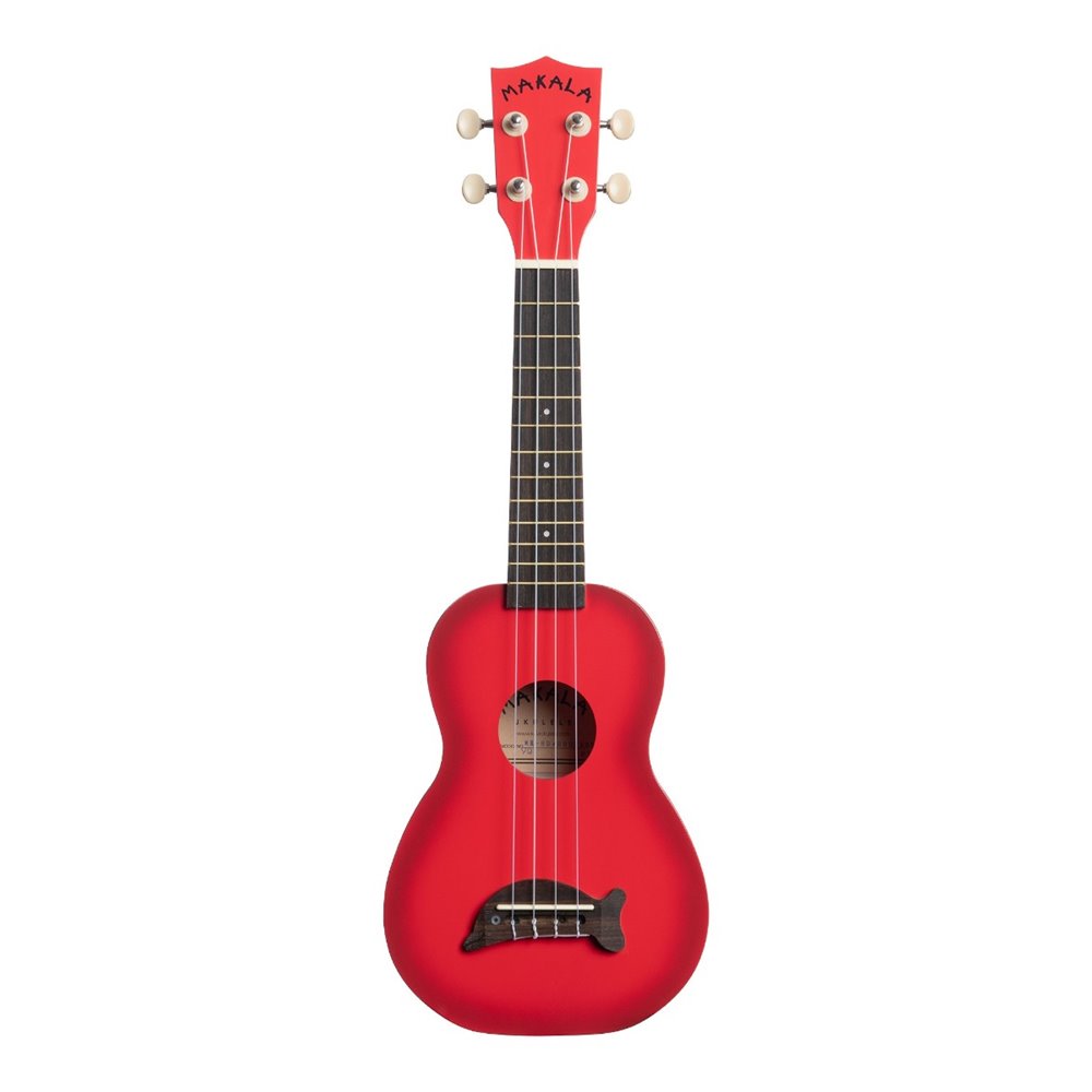 UKELELE SOPRANO MAKALA ROJO SOMBREADO SERIE DELFÍN
