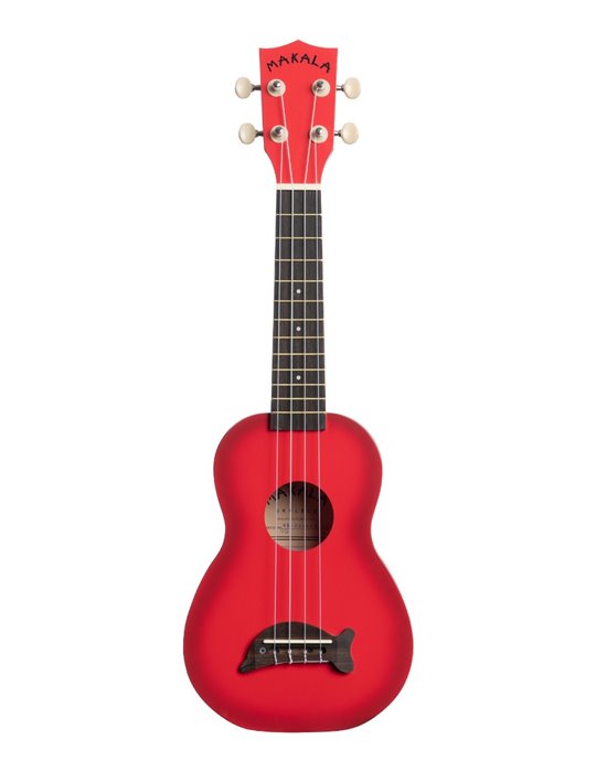 UKELELE SOPRANO MAKALA ROJO SOMBREADO SERIE DELFÍN
