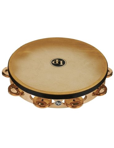 Panderetas Pro 10in Single Row with Head10" Bronce con cabeza