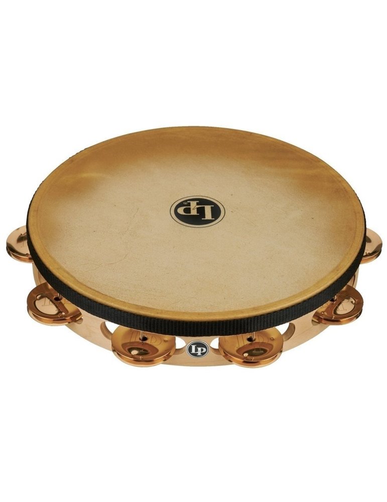 Panderetas Pro 10in Single Row with Head10" Bronce con cabeza