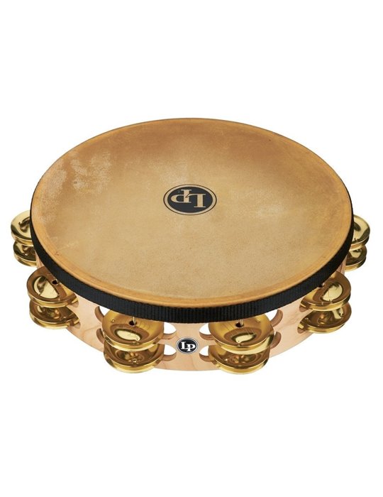 Panderetas Pro 10in Double Row With Head10" Latón