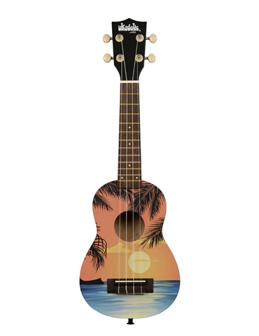 UKELELE SOPRANO SERIE UKADELIC GRAPHIC TOP
