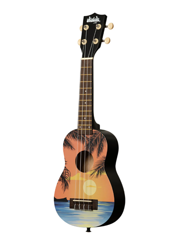 UKELELE SOPRANO SERIE UKADELIC GRAPHIC TOP 2