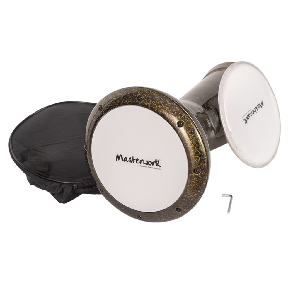 DARBUKA MARTELEADA MASTERWORK DORADA 420D