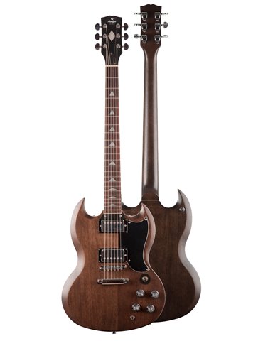 GUITARRA ELÉCTRICA SERIE SG300 DE PRODIPE MARRÓN