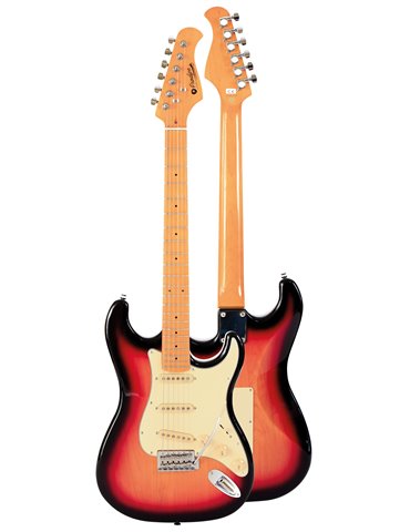GUITARRA ELÉCTRICA PRODIPE SERIE ST80-MA STRATOCASTER SOMBREADA