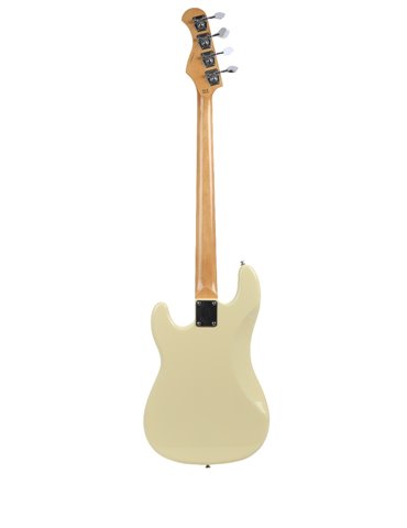 BAJO ELÉCTRICO PRECISIÓN BASS DE PRODIPE SERIE PB80 BLANCO VINTAGE 2