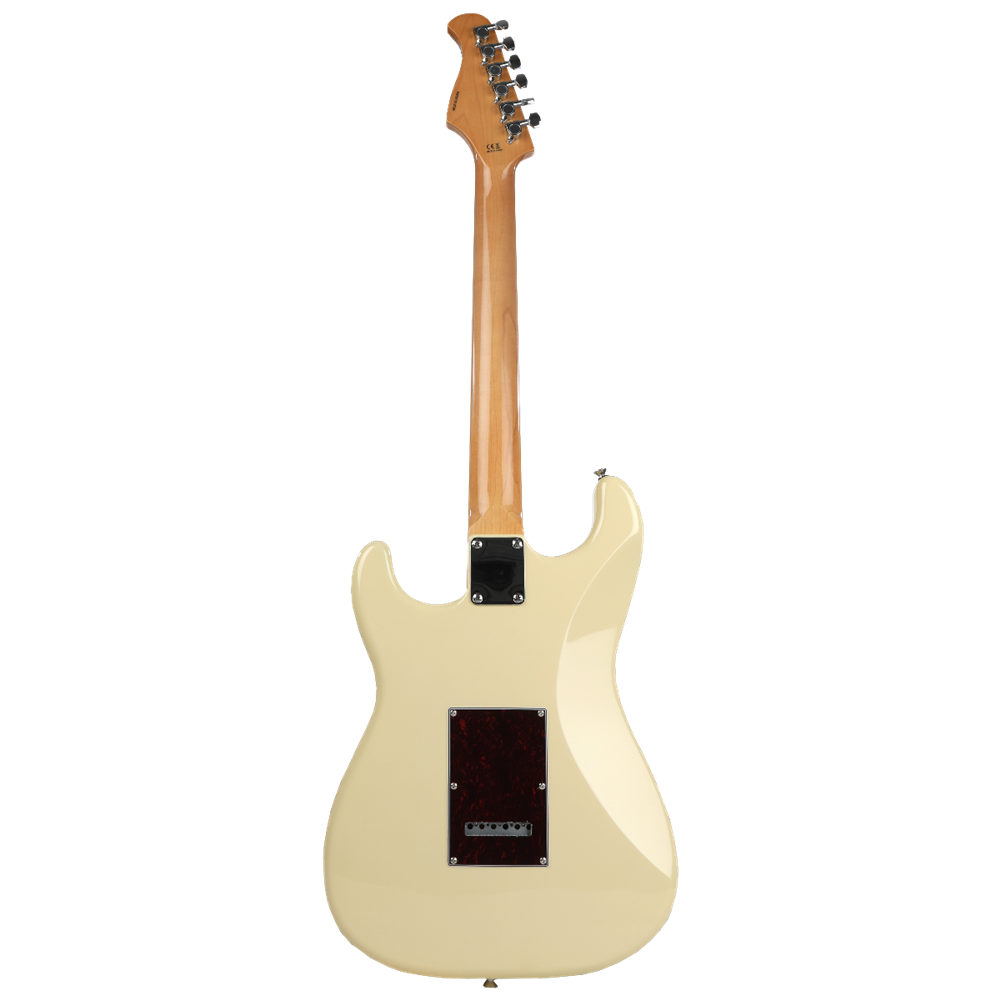 GUITARRA ELÉCTRICA PRODIPE SERIE ST83-RA STRATOCASTER BLANCO VINTAGE