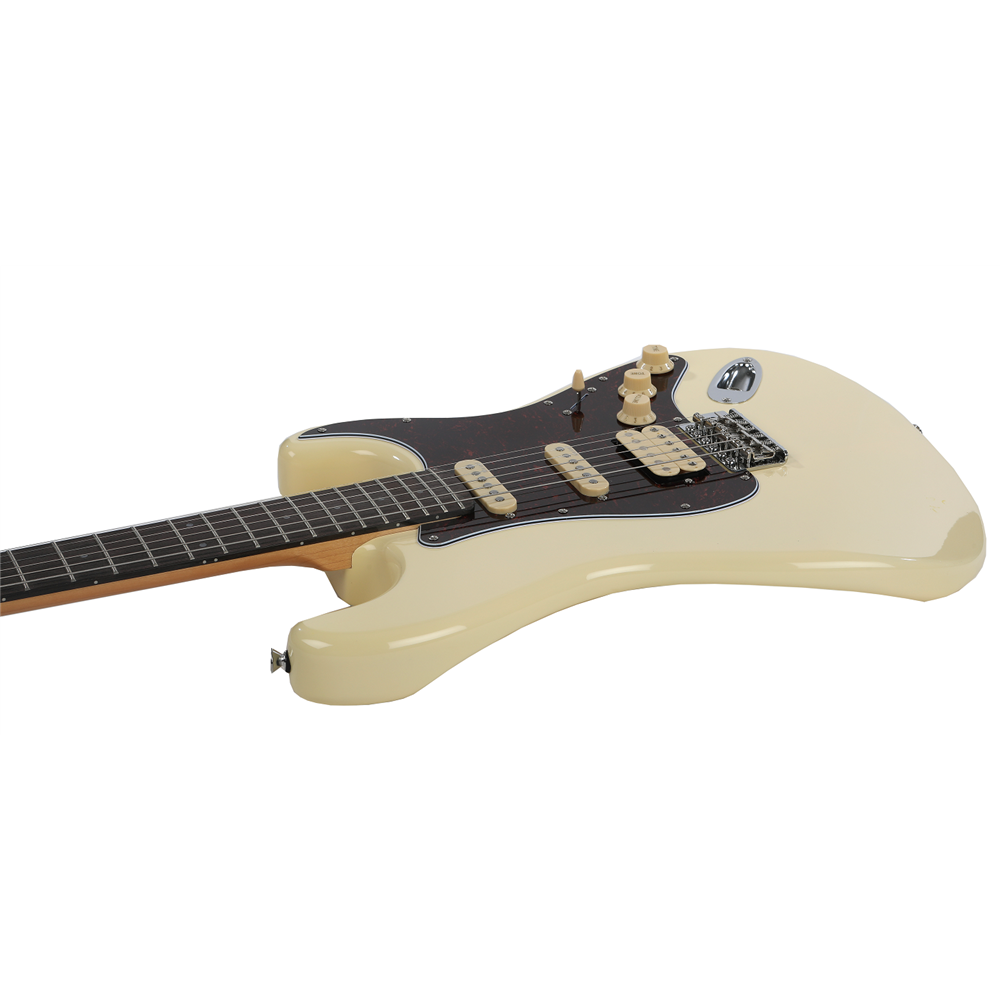 GUITARRA ELÉCTRICA PRODIPE SERIE ST83-RA STRATOCASTER BLANCO VINTAGE