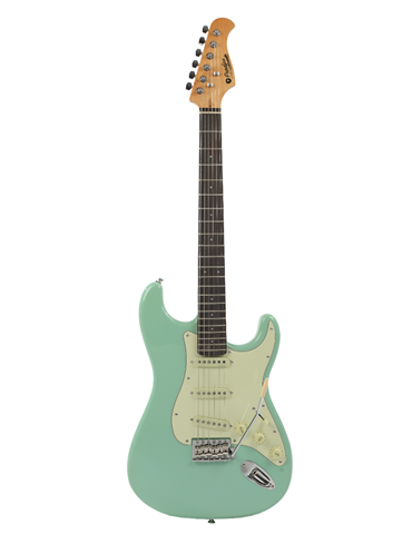 GUITARRA ELÉCTRICA PRODIPE SERIE ST80-MA STRATOCASTER SURF GREEN