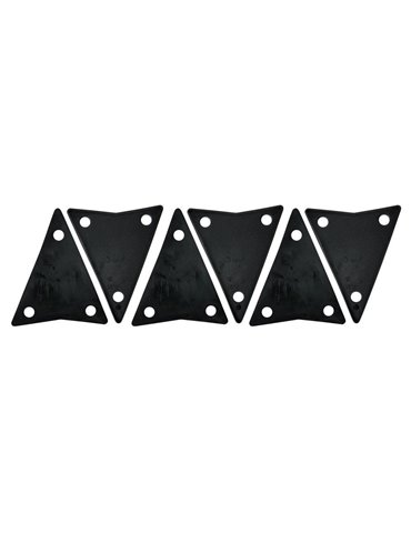 Conga Hardware Almohadilla de plástico para la placa lateralGalaxy (3-orificios)