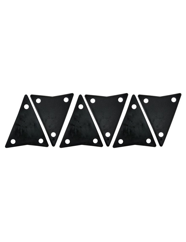 Conga Hardware Almohadilla de plástico para la placa lateralGalaxy (3-orificios)