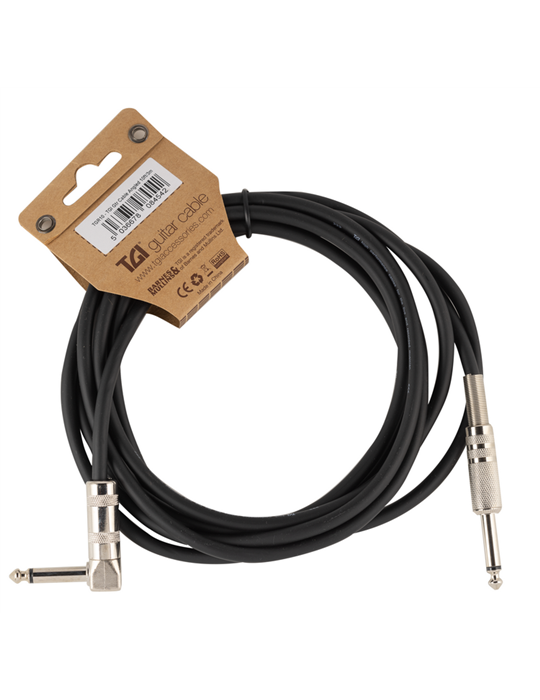 CABLE PARA GUITARRA TGI JACK-JACK ACODADO DE 3M