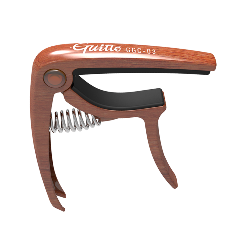 GGC-04 CEJILLA PARA GUITARRA CLASICA IMITACION MADERA GUITTO // JOYO 