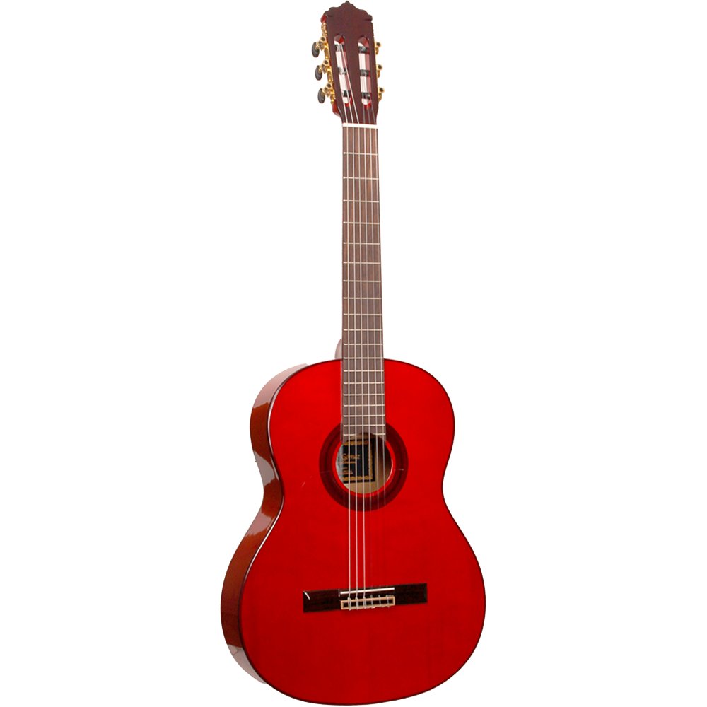 F90-R  - GUITARRA FLAMENCA JOSE GOMEZ SICOMORO TAPA SOLIDA ROJA  MODELO 2025
