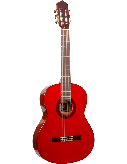 F90-R  - GUITARRA FLAMENCA JOSE GOMEZ SICOMORO TAPA SOLIDA ROJA  MODELO 2025