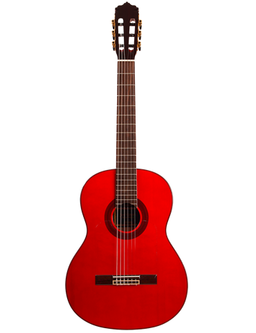 F90-R  - GUITARRA FLAMENCA JOSE GOMEZ SICOMORO TAPA SOLIDA ROJA  MODELO 2025 2