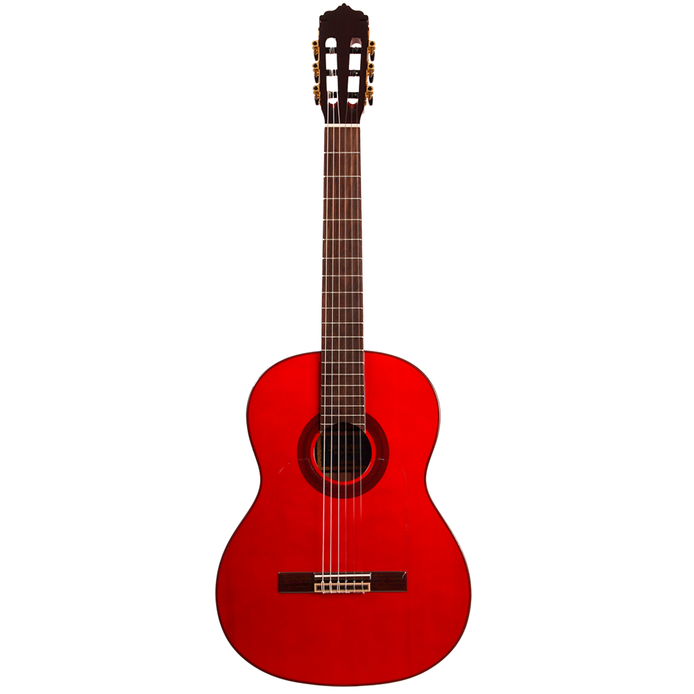 F90-R  - GUITARRA FLAMENCA JOSE GOMEZ SICOMORO TAPA SOLIDA ROJA  MODELO 2025