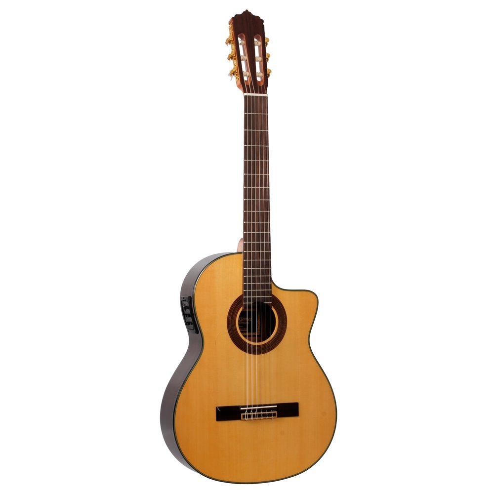 F80RS-CEQ - GUITARRA FLAMENCA JOSE GOMEZ AMPLIFICADA EN PALOSANTO